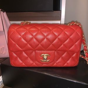 ❌SOLD❌Chanel mini caviar 8in